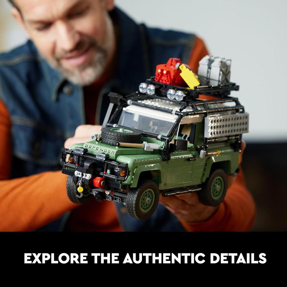 LEGO ICONS LAND ROVER CLASSIC DEFENDER 90 SET DE CONSTRUCCIÓN PARA ADULTOS - 5