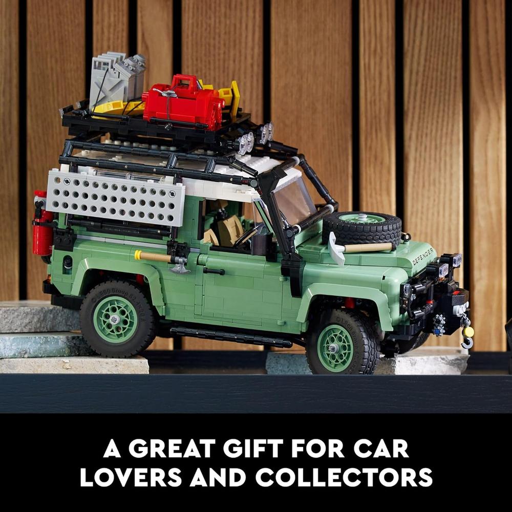LEGO ICONS LAND ROVER CLASSIC DEFENDER 90 SET DE CONSTRUCCIÓN PARA ADULTOS - 6