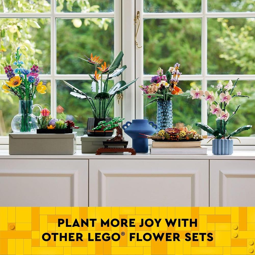 LEGO NARCISOS SET DE CONSTRUCCIÓN DECORATIVO PARA DORMITORIO Y REGALO CREATIVO - 6