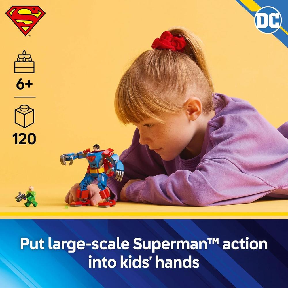 LEGO DC SUPERMAN MECH VS LEX LUTHOR, SET DE CONSTRUCCIÓN Y FIGURA DE ACCIÓN - 2