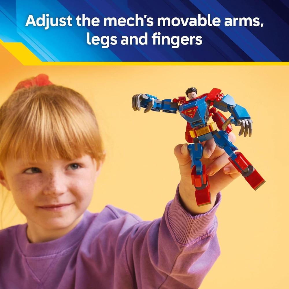 LEGO DC SUPERMAN MECH VS LEX LUTHOR, SET DE CONSTRUCCIÓN Y FIGURA DE ACCIÓN - 5