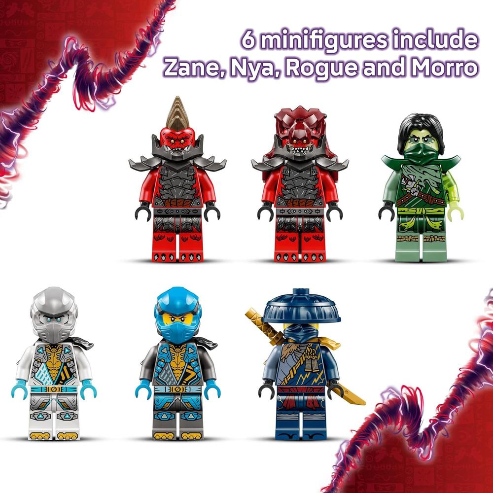 LEGO NINJAGO ALDEA DE LA TORMENTA DEL DRAGÓN CON 6 MINIFIGURAS - 4