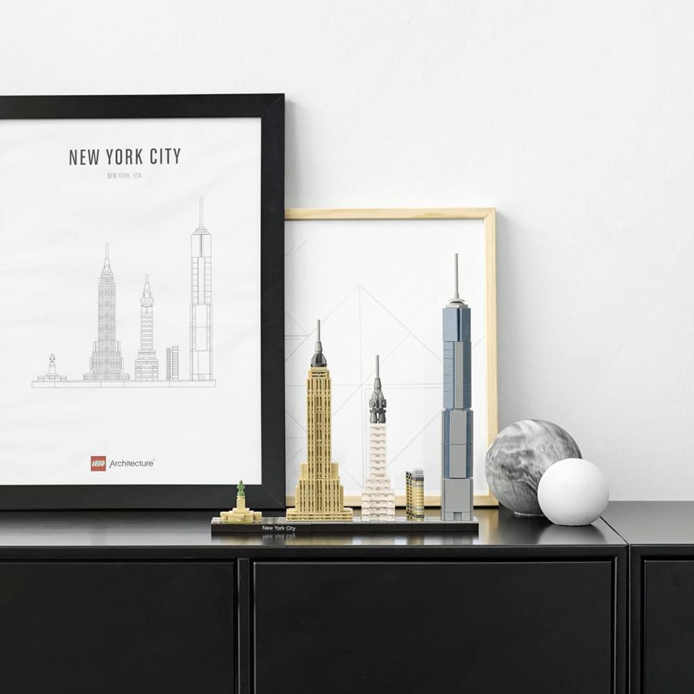 LEGO ARCHITECTURE CIUDAD DE NUEVA YORK SET DECORATIVO DE EXHIBICIÓN - 2