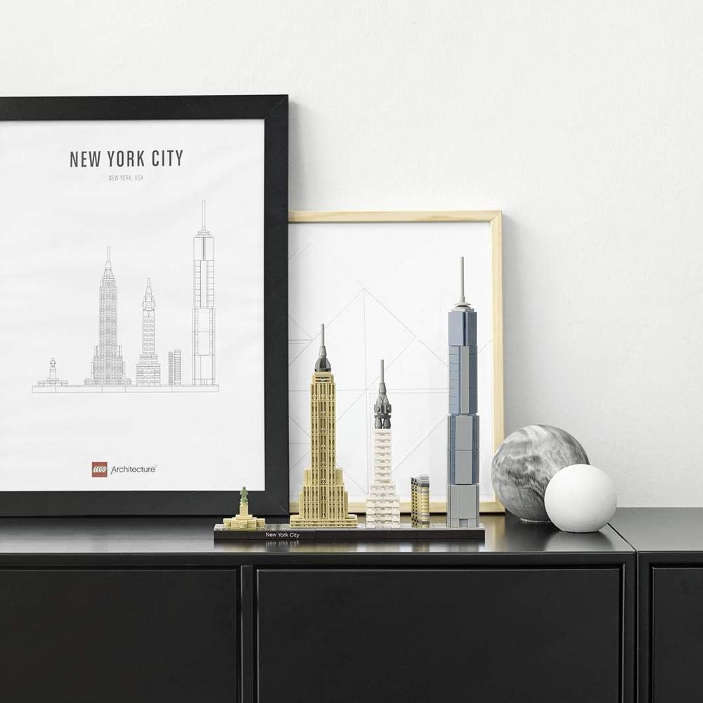 LEGO ARCHITECTURE CIUDAD DE NUEVA YORK SET DECORATIVO DE EXHIBICIÓN - 4