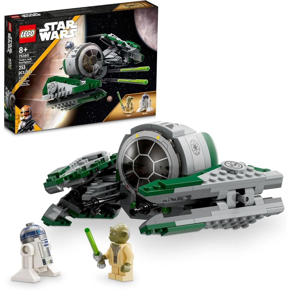 LEGO STAR WARS THE CLONE WARS CAZA JEDI DE YODA FIGURA COLECCIONABLE CON SABLE DE LUZ - 1
