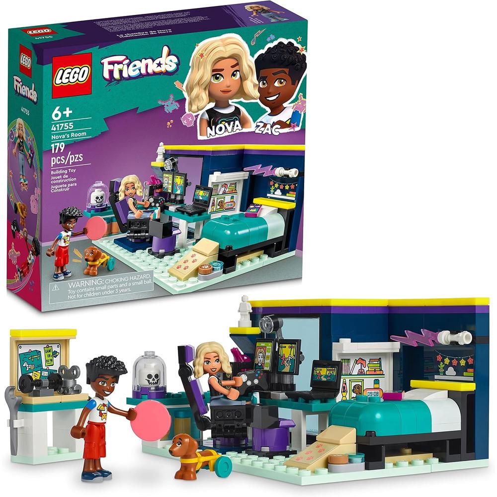 LEGO FRIENDS HABITACIÓN DE NOVA SET DE VIDEOJUEGOS COLECCIONABLE CON MINI MUÑECA - 1