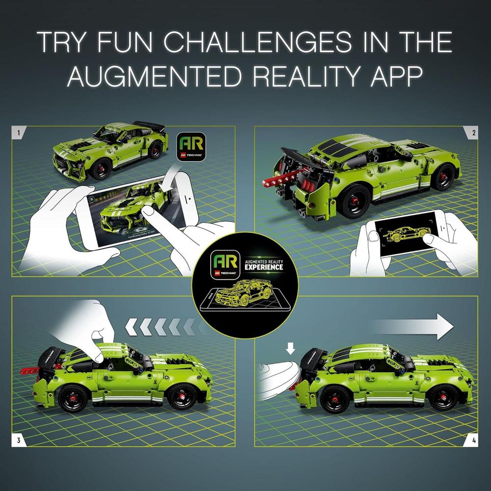 LEGO TECHNIC FORD MUSTANG SHELBY GT500 COCHE DE CONSTRUCCIÓN CON APP INTERACTIVA - 6