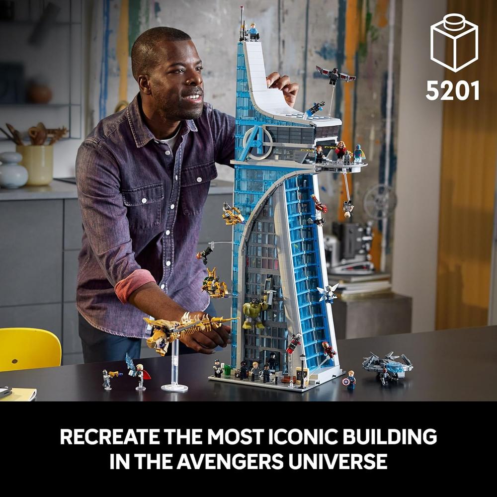 LEGO MARVEL AVENGERS TORRE CON 31 FIGURAS Y ACCESORIOS DE PELÍCULAS - 2