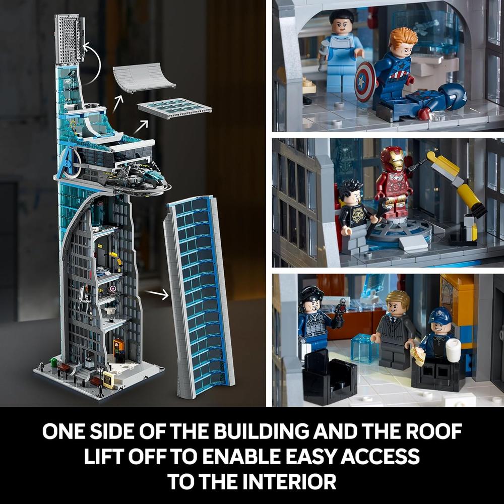 LEGO MARVEL AVENGERS TORRE CON 31 FIGURAS Y ACCESORIOS DE PELÍCULAS - 5