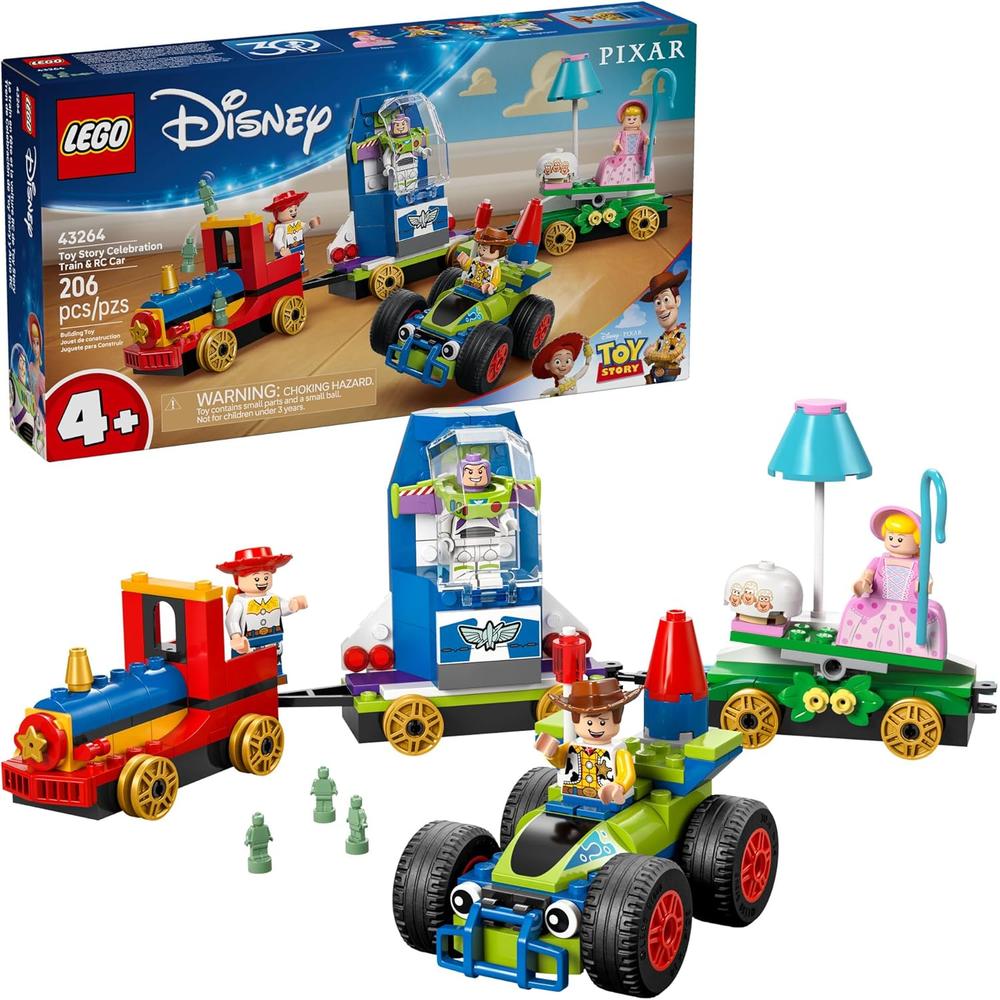 TREN Y COCHE TELEDIRIGIDO LEGO DISNEY PIXAR TOY STORY, JUEGO SENSORIAL - 1