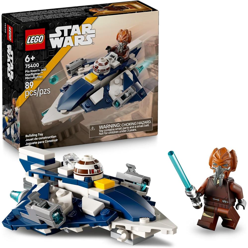 LEGO STAR WARS MICROFIGHTER JEDI STARFIGHTER DE PLO KOON, SET DE SIMULACIÓN - 1