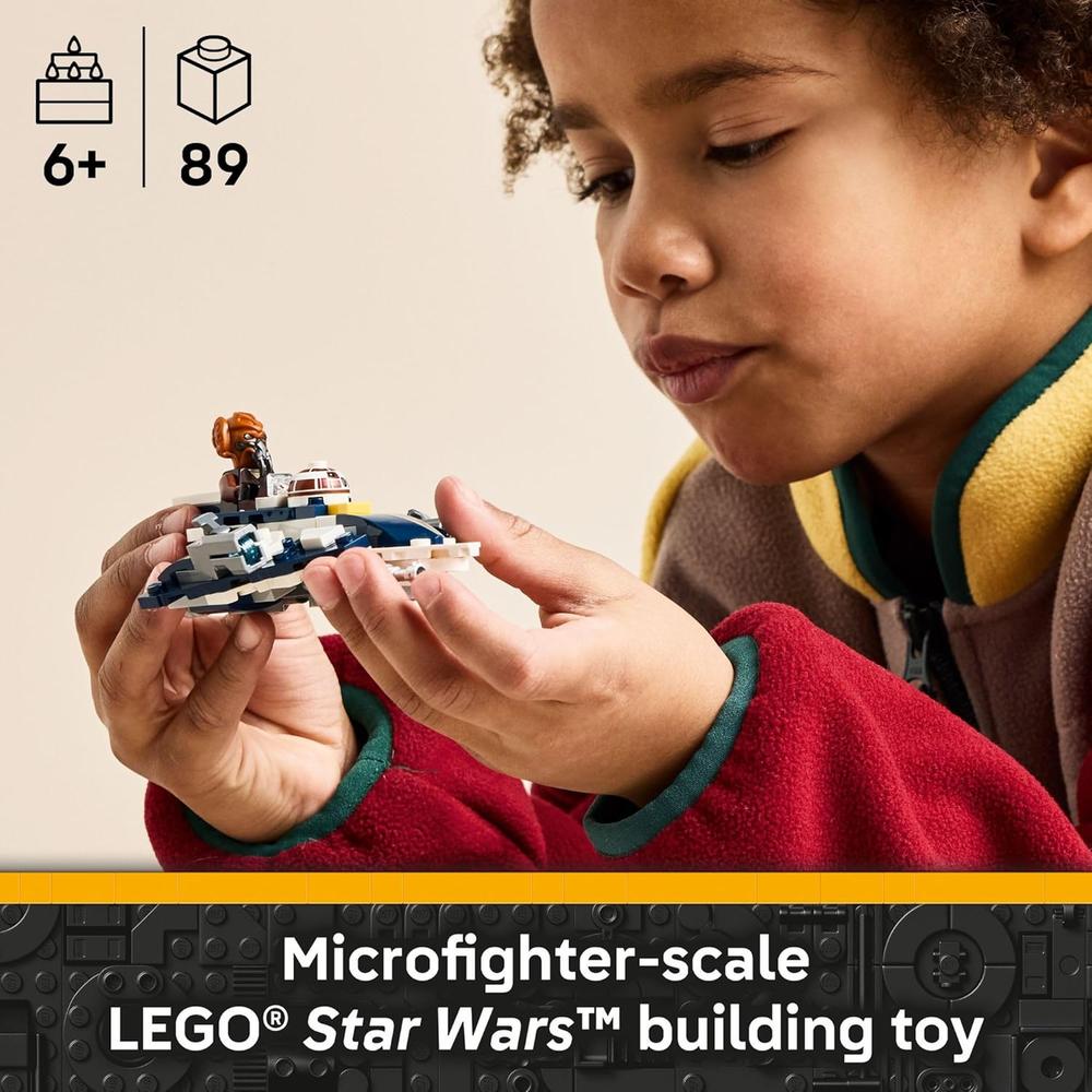LEGO STAR WARS MICROFIGHTER JEDI STARFIGHTER DE PLO KOON, SET DE SIMULACIÓN - 2