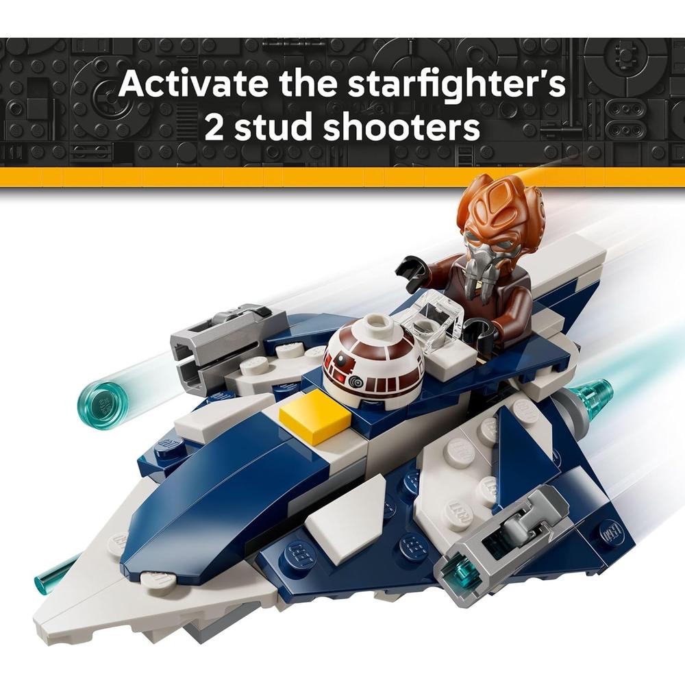 LEGO STAR WARS MICROFIGHTER JEDI STARFIGHTER DE PLO KOON, SET DE SIMULACIÓN - 3
