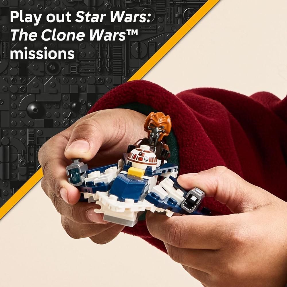 LEGO STAR WARS MICROFIGHTER JEDI STARFIGHTER DE PLO KOON, SET DE SIMULACIÓN - 4