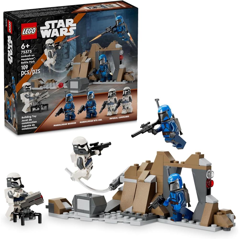 LEGO STAR WARS EMBOSCADA EN MANDALORE CON 4 MINIFIGURAS - 1
