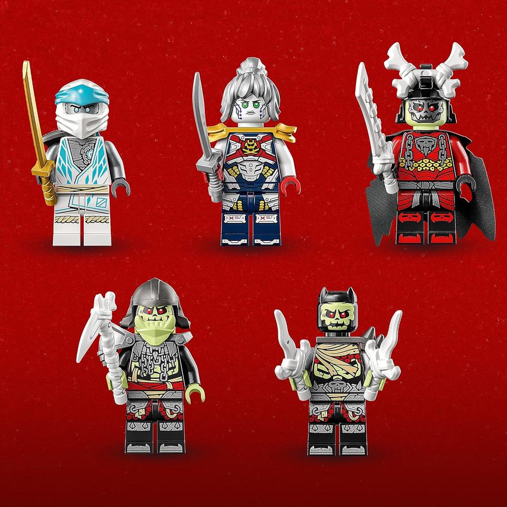 LEGO NINJAGO DRAGÓN DE HIELO 2 EN 1 SET DE CRIATURA Y FIGURA DE ACCIÓN DE GUERRERO - 4