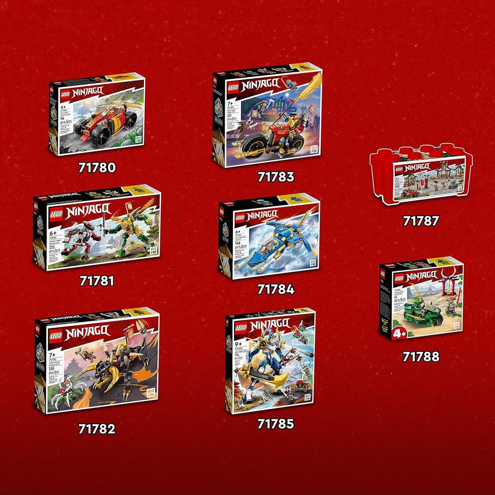 LEGO NINJAGO DRAGÓN DE HIELO 2 EN 1 SET DE CRIATURA Y FIGURA DE ACCIÓN DE GUERRERO - 6