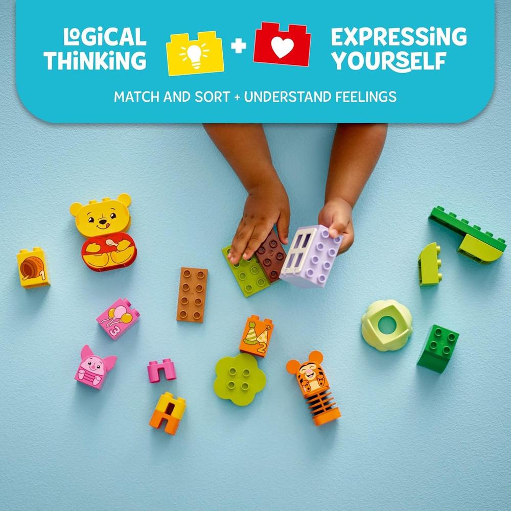 LEGO DUPLO DISNEY WINNIE THE POOH FIESTA DE CUMPLEAÑOS, JUGUETE SENSORIAL Y BLOQUES - 3