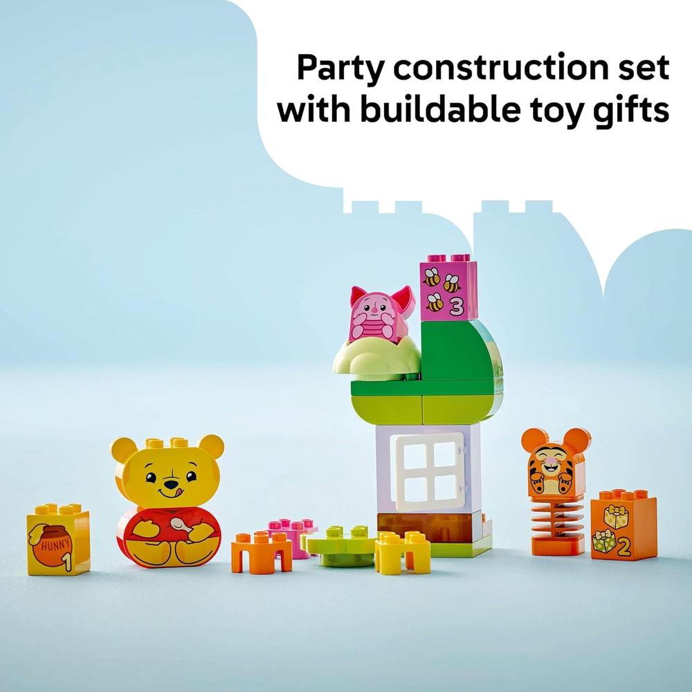 LEGO DUPLO DISNEY WINNIE THE POOH FIESTA DE CUMPLEAÑOS, JUGUETE SENSORIAL Y BLOQUES - 4