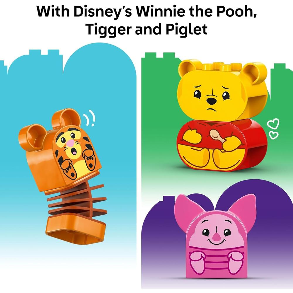 LEGO DUPLO DISNEY WINNIE THE POOH FIESTA DE CUMPLEAÑOS, JUGUETE SENSORIAL Y BLOQUES - 6