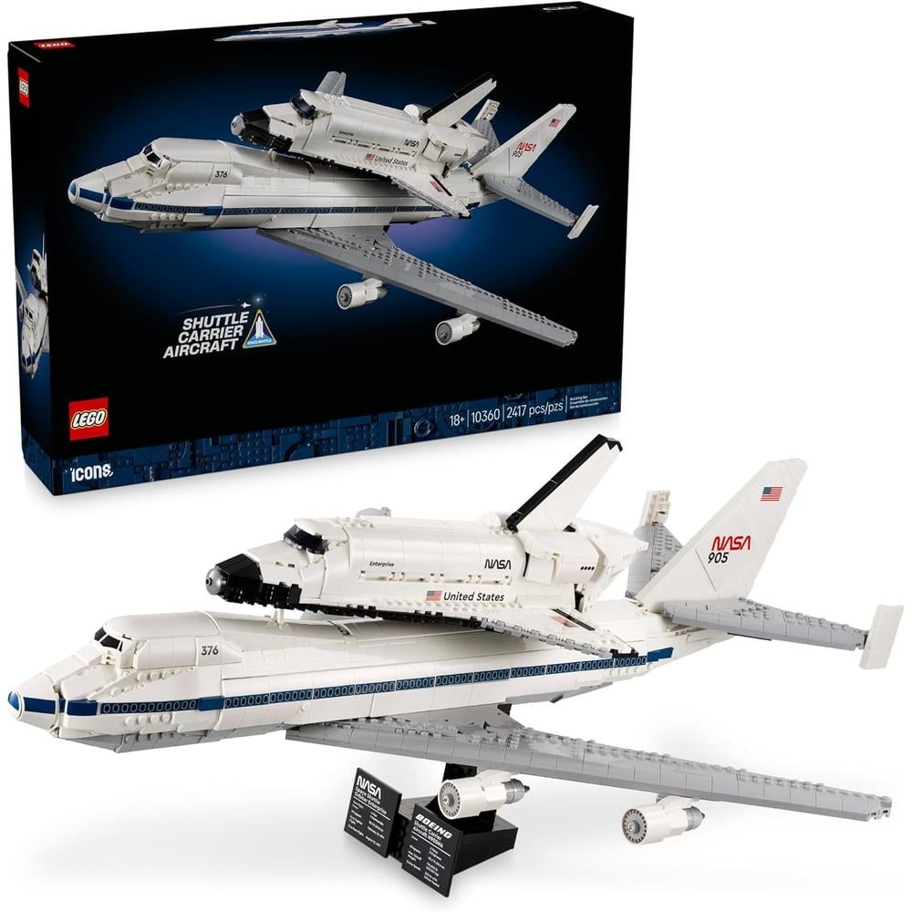 LEGO ICONS NAVE ESPACIAL Y AVIÓN, KIT DE CONSTRUCCIÓN PARA ADULTOS - 1