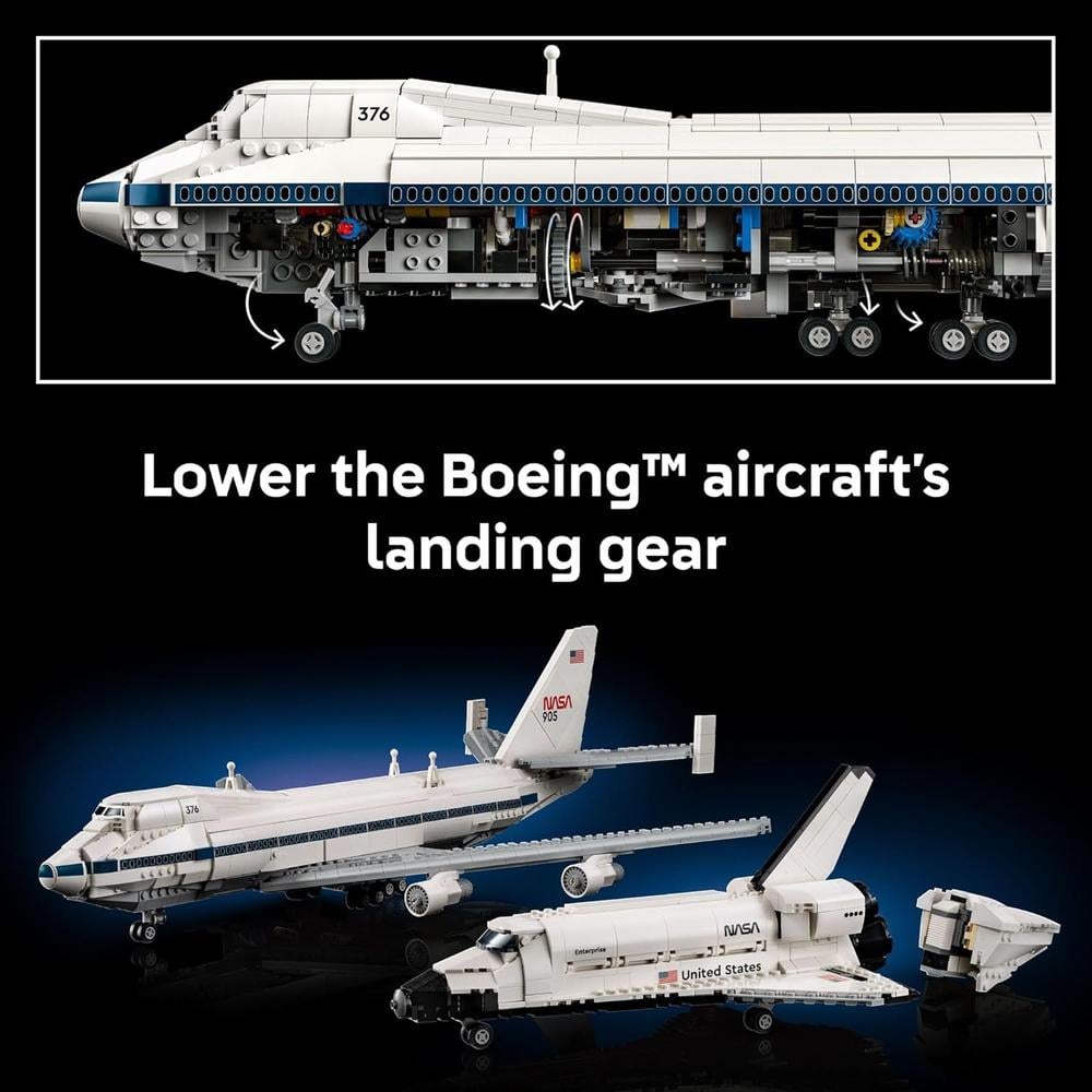 LEGO ICONS NAVE ESPACIAL Y AVIÓN, KIT DE CONSTRUCCIÓN PARA ADULTOS - 4