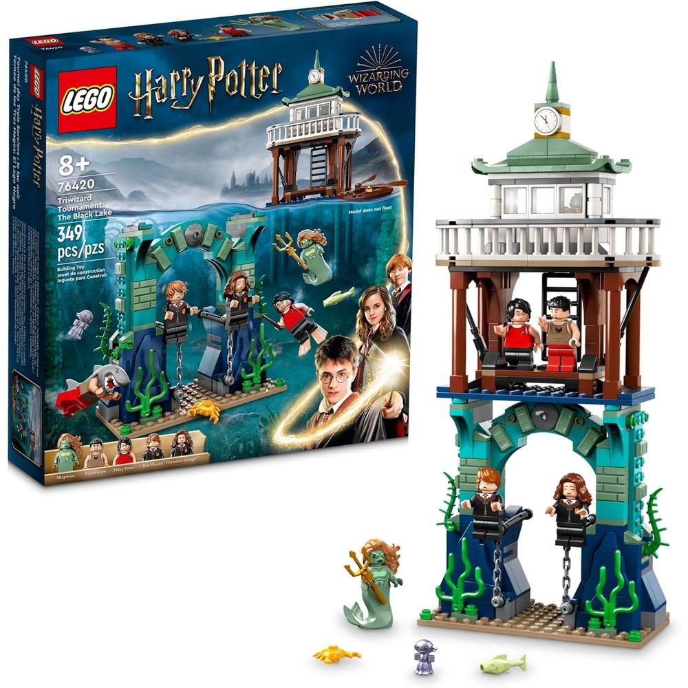 LEGO HARRY POTTER TORNEO DEL LAGO NEGRO SET DEL CÁLIZ DE FUEGO CON FIGURAS - 1