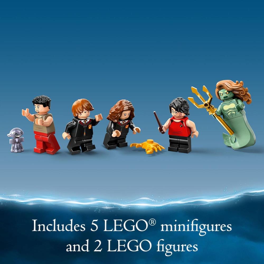 LEGO HARRY POTTER TORNEO DEL LAGO NEGRO SET DEL CÁLIZ DE FUEGO CON FIGURAS - 6