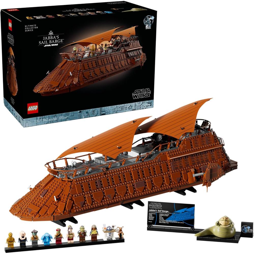 LEGO STAR WARS BARCAZA DE JABBA, SET COLECCIONABLE PARA ADULTOS Y FANS - 1