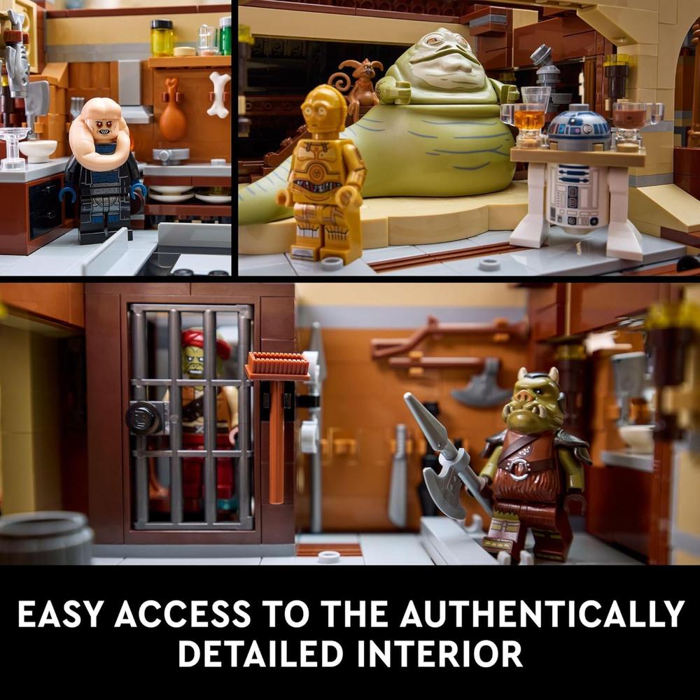LEGO STAR WARS BARCAZA DE JABBA, SET COLECCIONABLE PARA ADULTOS Y FANS - 3