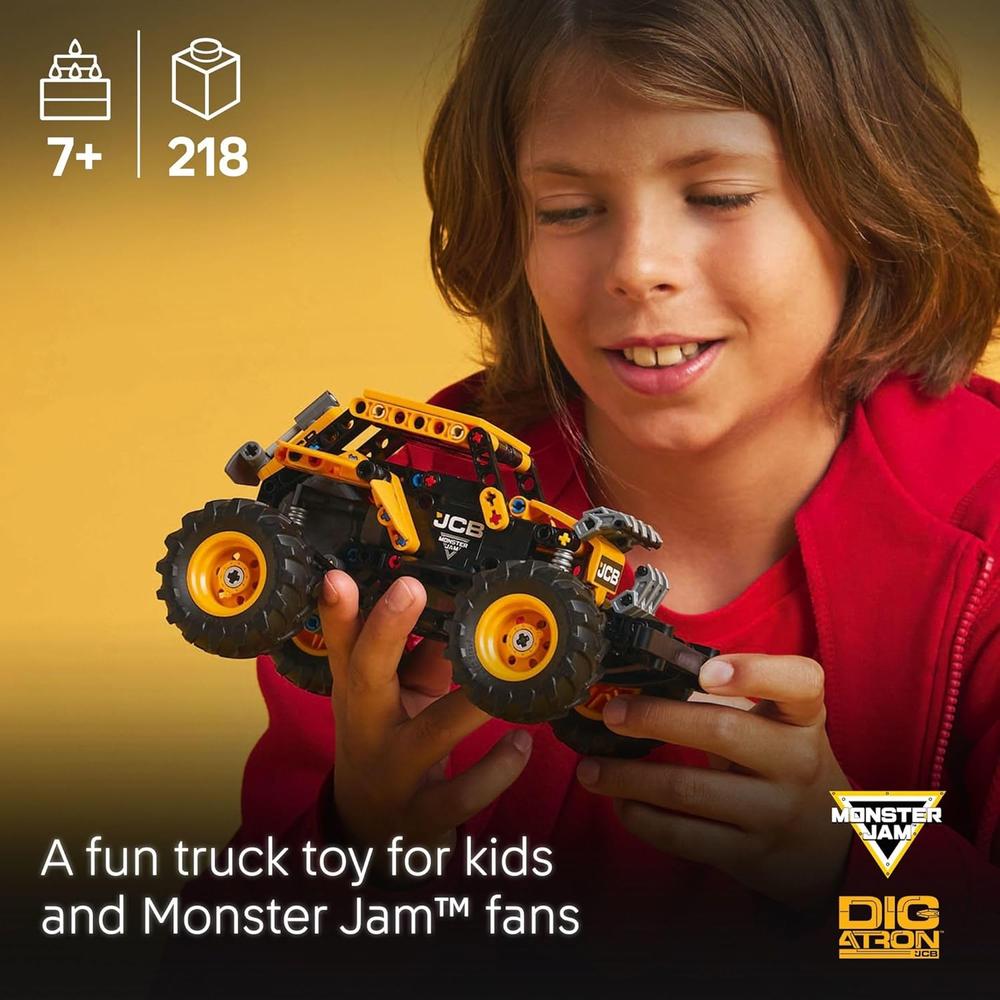 LEGO TECHNIC MONSTER JAM DIGATRON, CAMIÓN MONSTRUO CON RETROCESO - 2