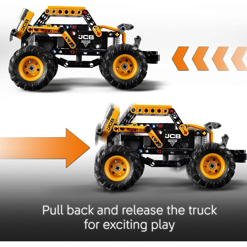 LEGO TECHNIC MONSTER JAM DIGATRON, CAMIÓN MONSTRUO CON RETROCESO - 3