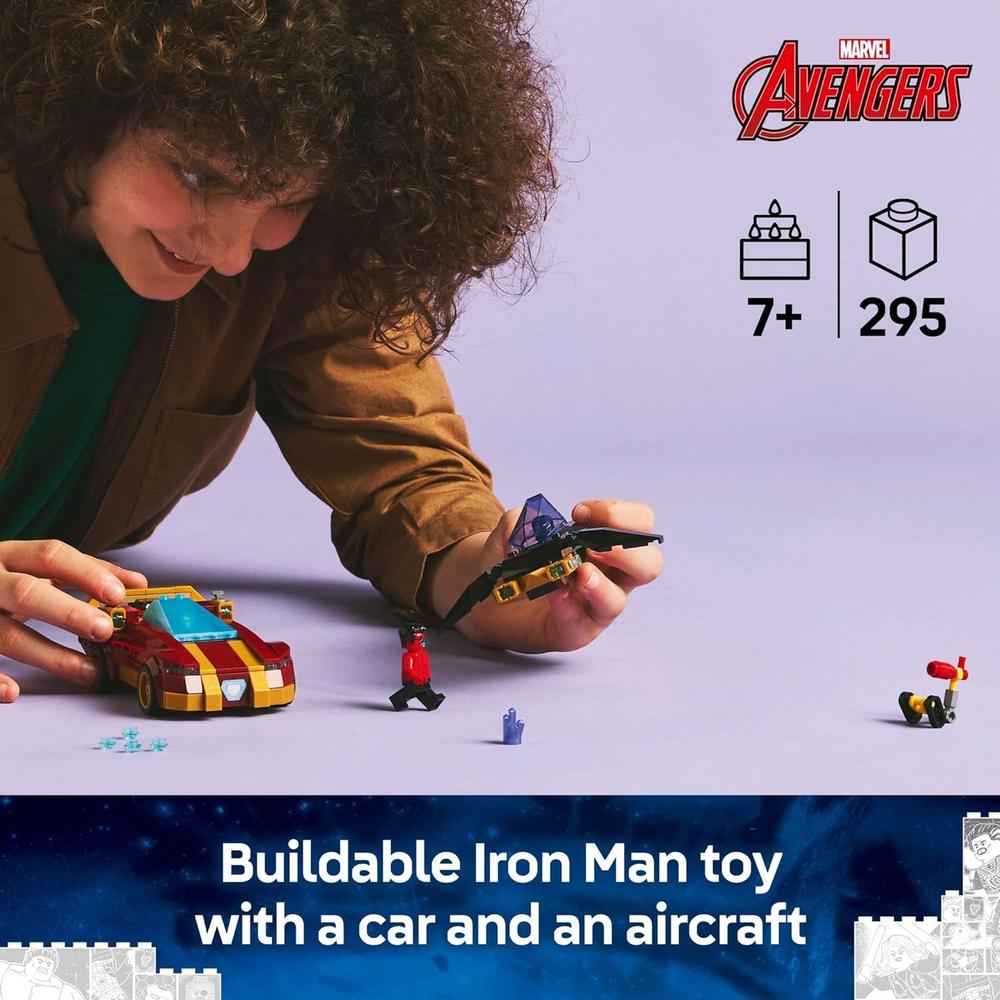 LEGO MARVEL IRON MAN Y PANTERA NEGRA VS HULK ROJO, INCLUYE 3 MINIFIGURAS - 2
