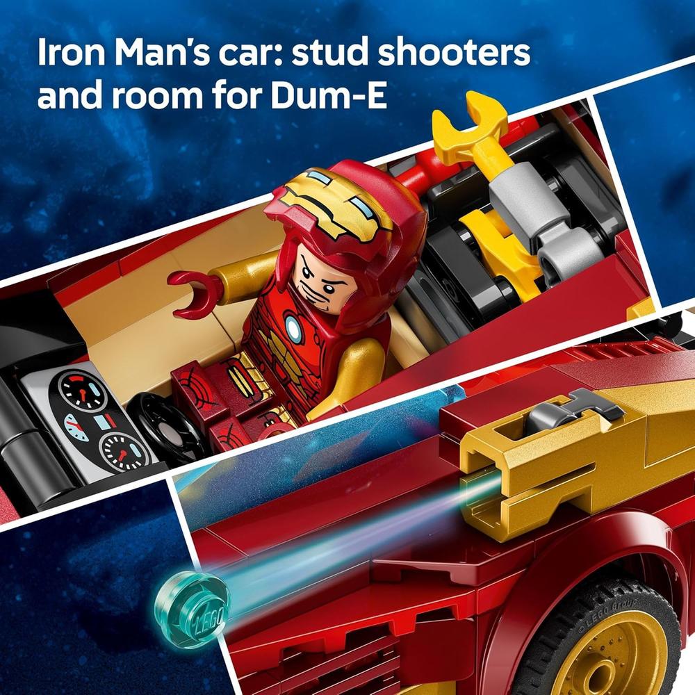 LEGO MARVEL IRON MAN Y PANTERA NEGRA VS HULK ROJO, INCLUYE 3 MINIFIGURAS - 3