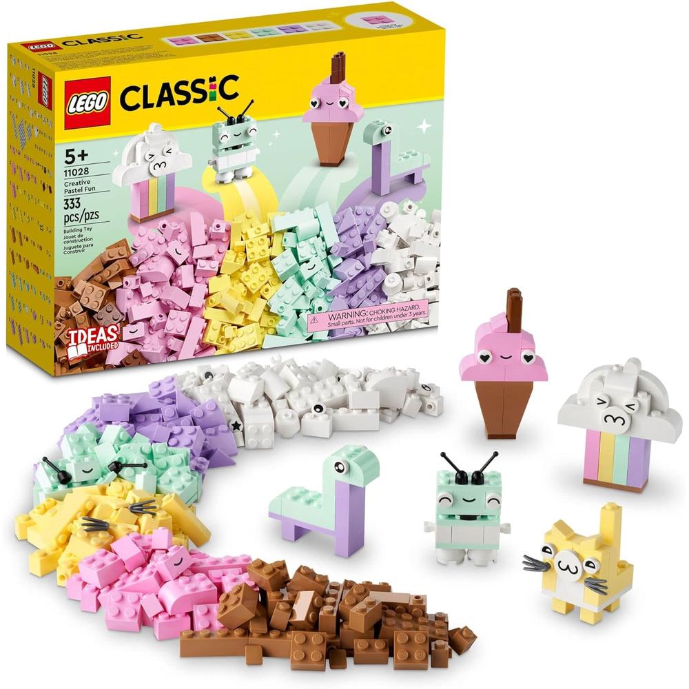 LEGO CLASSIC CAJA CREATIVA PASTEL SET DE BLOQUES PARA CONSTRUIR Y APRENDER - 1