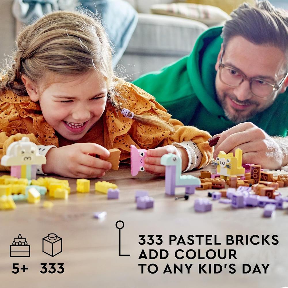 LEGO CLASSIC CAJA CREATIVA PASTEL SET DE BLOQUES PARA CONSTRUIR Y APRENDER - 2
