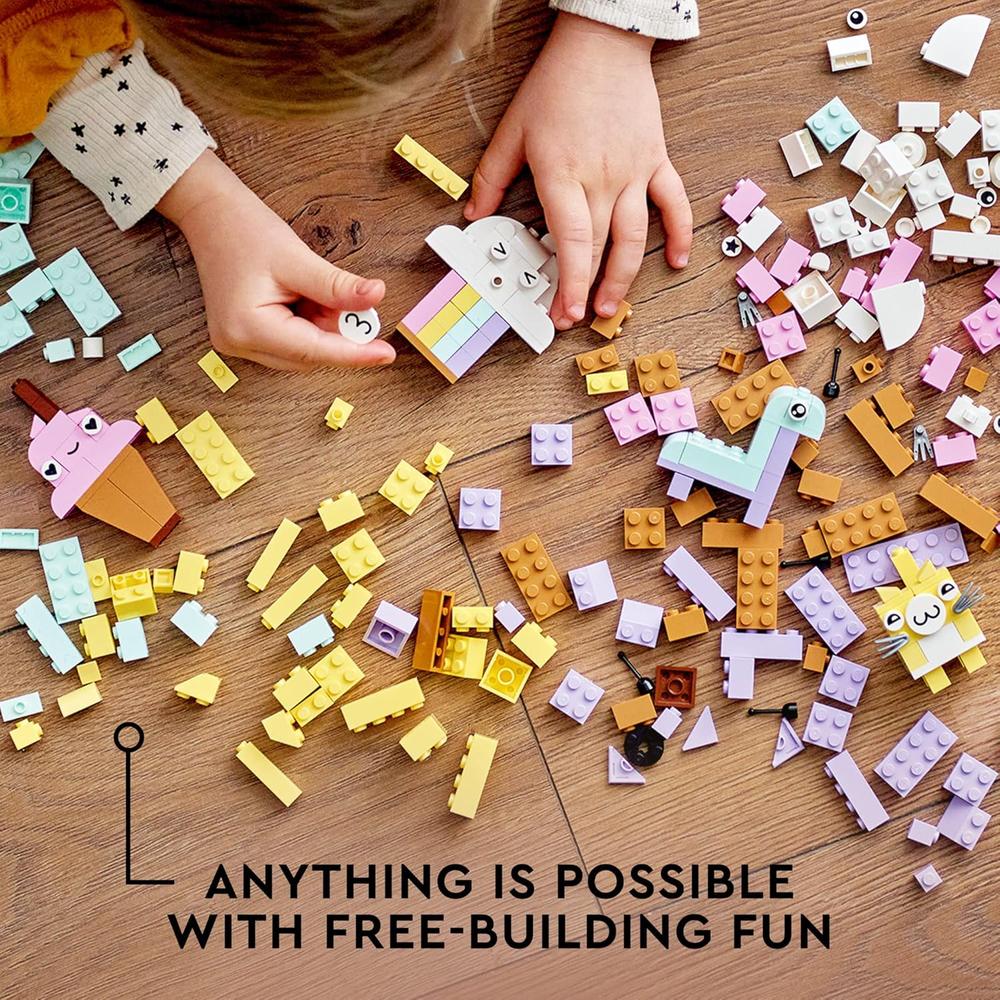 LEGO CLASSIC CAJA CREATIVA PASTEL SET DE BLOQUES PARA CONSTRUIR Y APRENDER - 5