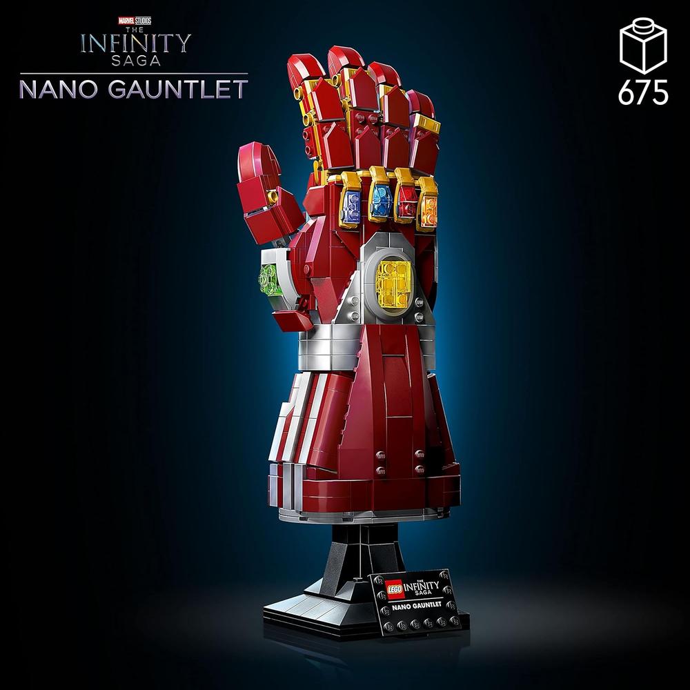 LEGO MARVEL GUANTELETE NANO IRON MAN CON GEMAS DEL INFINITO SET DE COLECCIÓN - 2