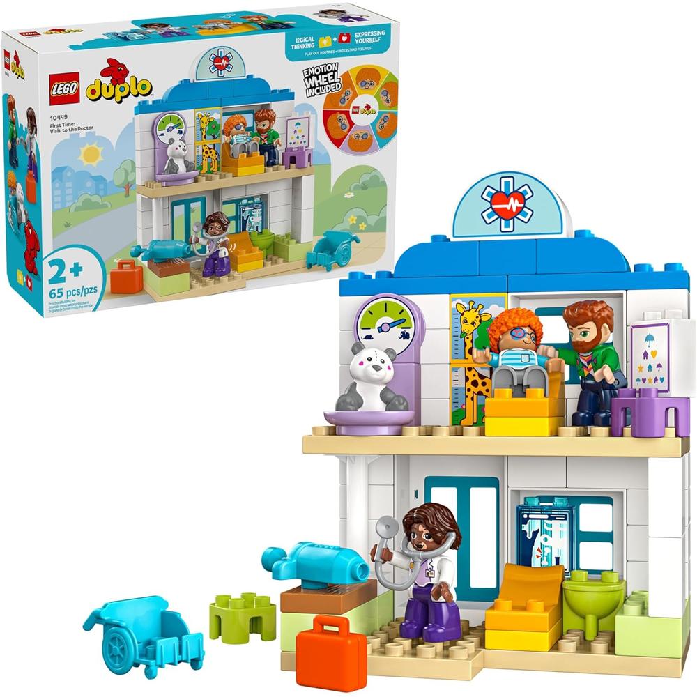 LEGO DUPLO TOWN PRIMERA VISITA AL CONSULTORIO MÉDICO, JUGUETE EDUCATIVO - 1