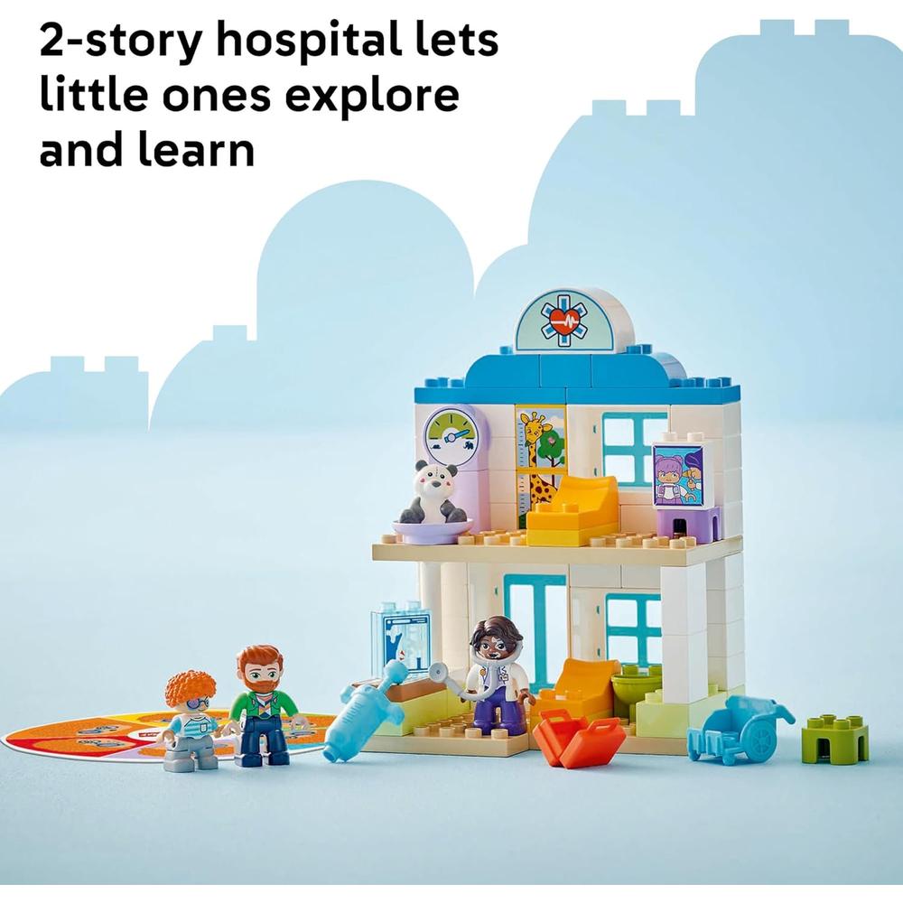LEGO DUPLO TOWN PRIMERA VISITA AL CONSULTORIO MÉDICO, JUGUETE EDUCATIVO - 4