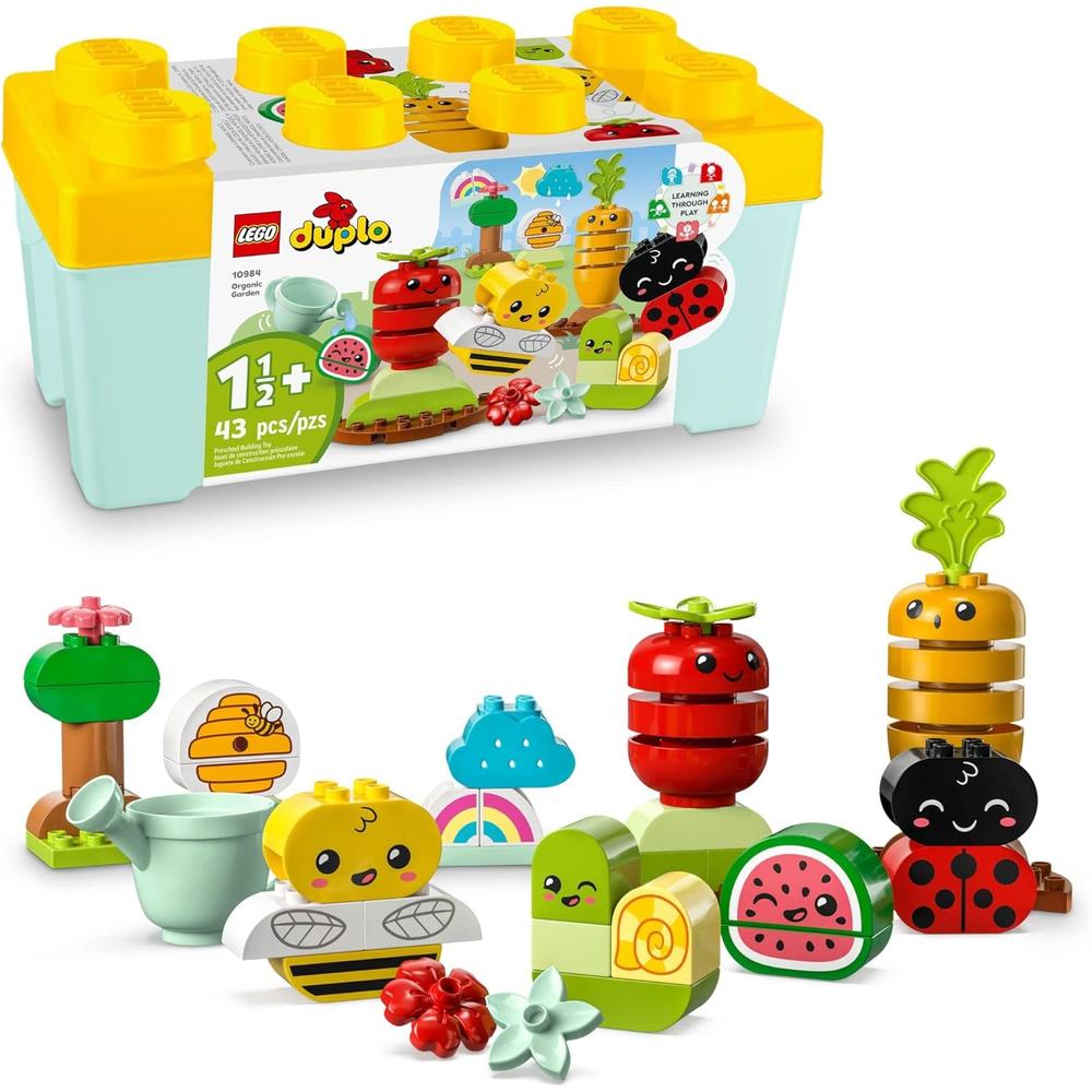 LEGO DUPLO MI PRIMER JARDÍN ORGÁNICO SET EDUCATIVO CON BLOQUES SENSORIALES - 1