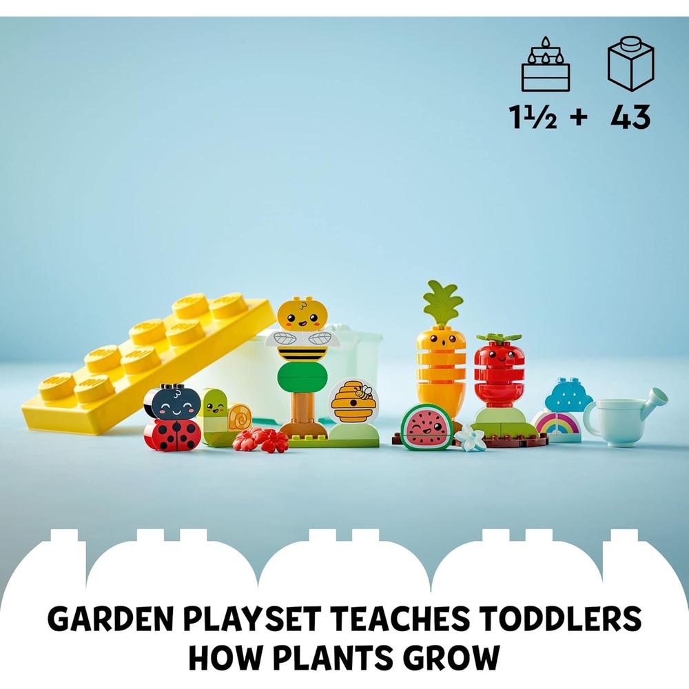 LEGO DUPLO MI PRIMER JARDÍN ORGÁNICO SET EDUCATIVO CON BLOQUES SENSORIALES - 2