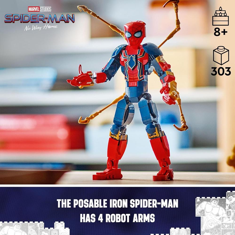 LEGO MARVEL IRON SPIDER-MAN FIGURA DE ACCIÓN Y CONSTRUCCIÓN - 2