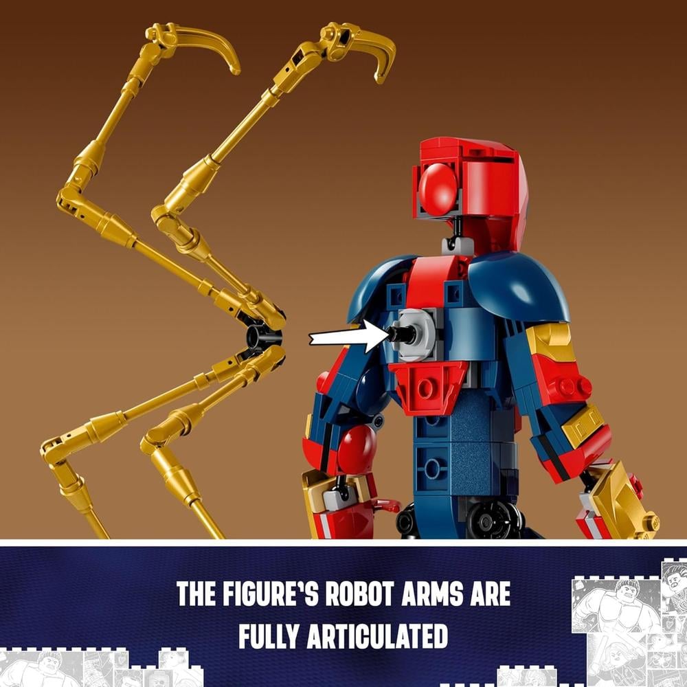 LEGO MARVEL IRON SPIDER-MAN FIGURA DE ACCIÓN Y CONSTRUCCIÓN - 4