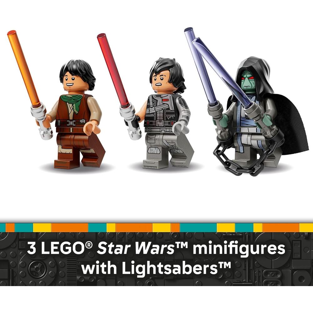 LEGO STAR WARS SNOWSPEEDER 2 EN 1, SET DE CONSTRUCCIÓN CON 3 MINIFIGURAS - 5