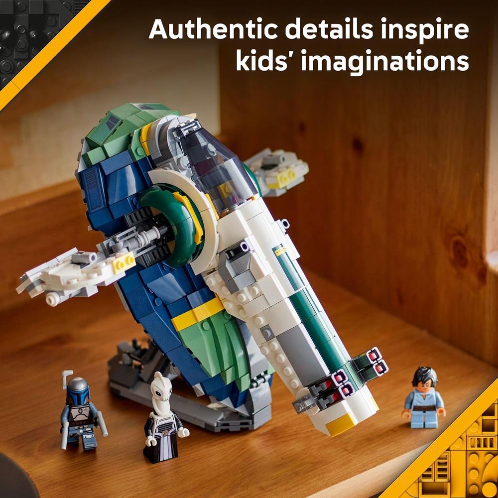 LEGO STAR WARS NAVE ESTELAR DE JANGO FETT, CONSTRUCCIÓN Y DECORACIÓN - 4