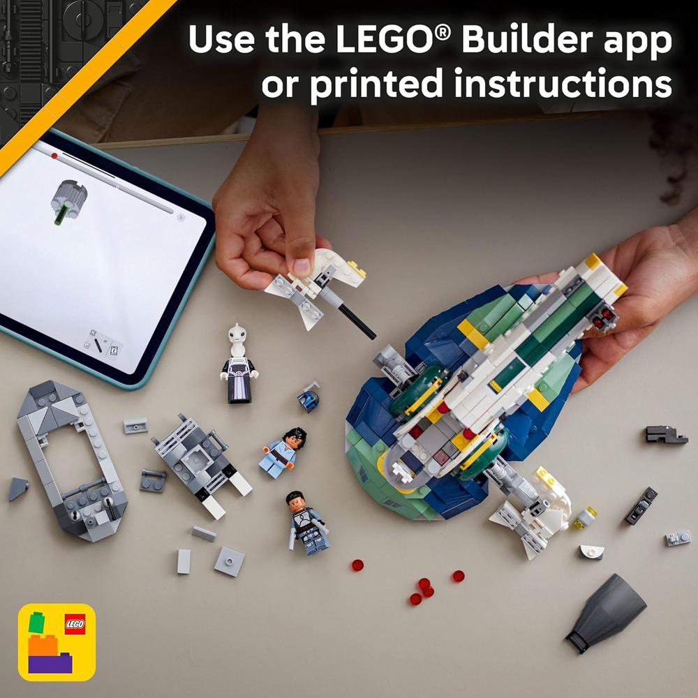LEGO STAR WARS NAVE ESTELAR DE JANGO FETT, CONSTRUCCIÓN Y DECORACIÓN - 6