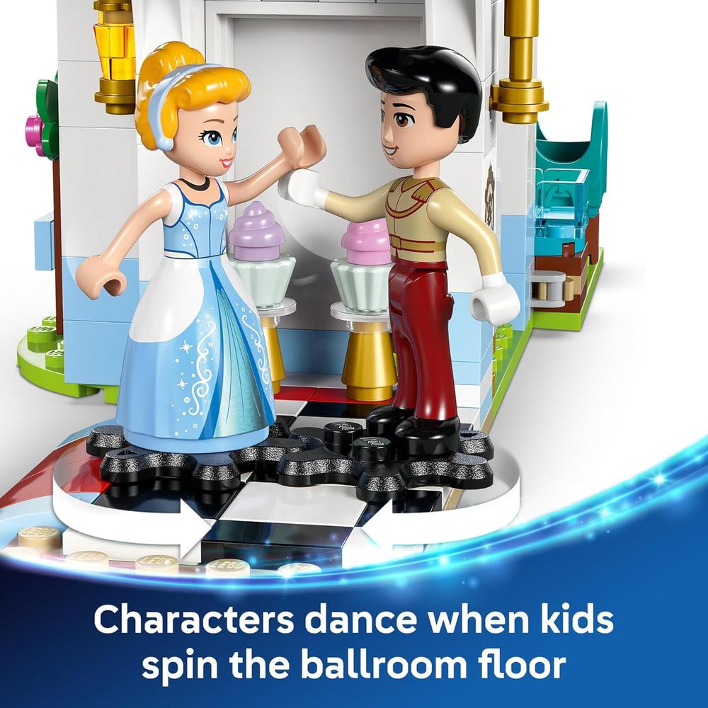 LEGO DISNEY PRINCESS CASTILLO Y CARRUAJE DE CENICIENTA CON 2 MINIMUÑECAS - 4