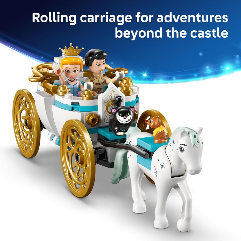 LEGO DISNEY PRINCESS CASTILLO Y CARRUAJE DE CENICIENTA CON 2 MINIMUÑECAS - 5