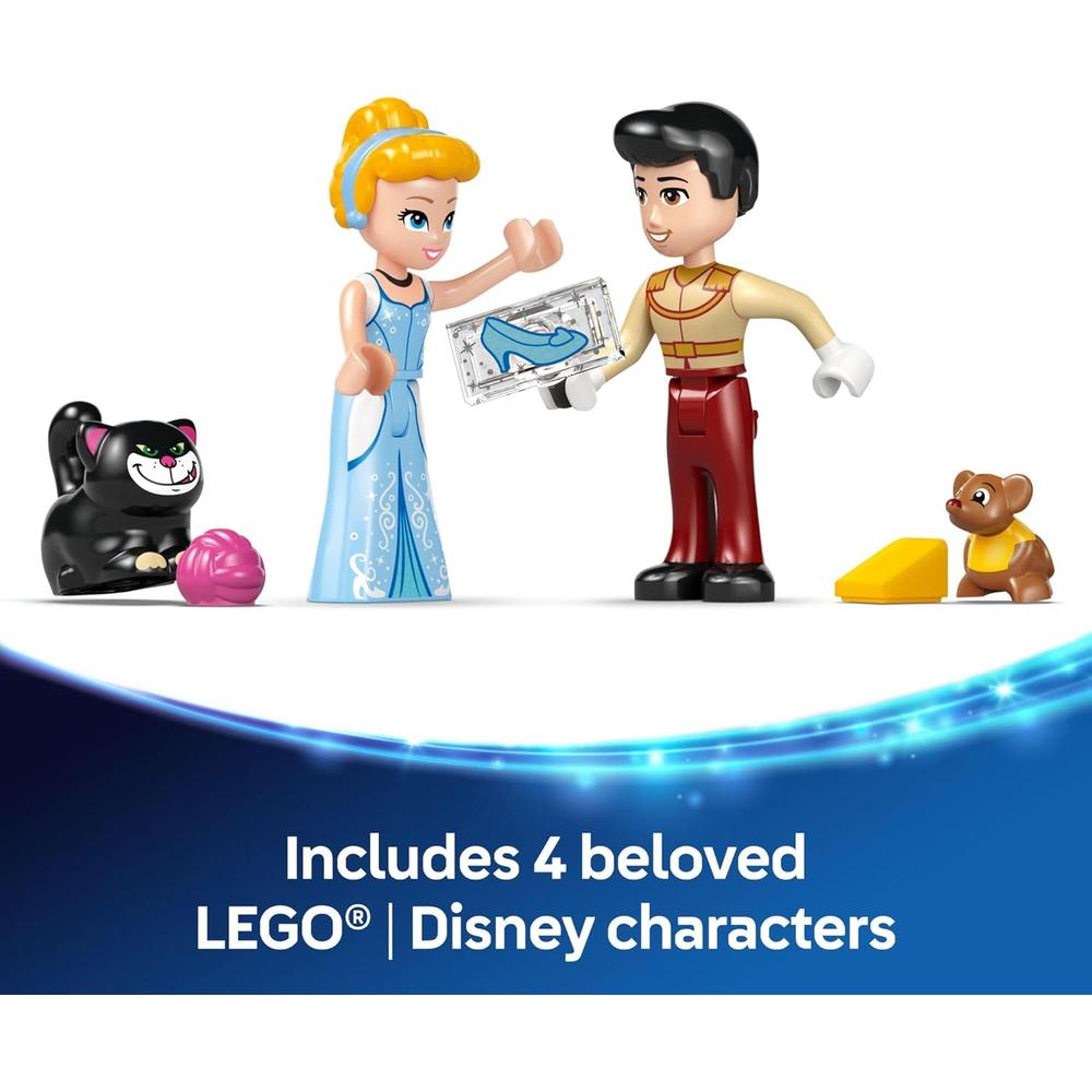 LEGO DISNEY PRINCESS CASTILLO Y CARRUAJE DE CENICIENTA CON 2 MINIMUÑECAS - 6